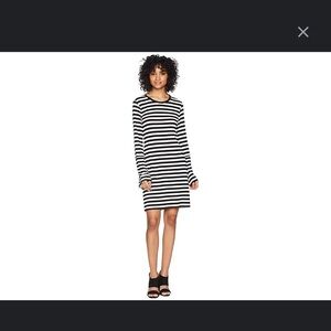 Michael Kors Bell Sleeve Striped shirt dress